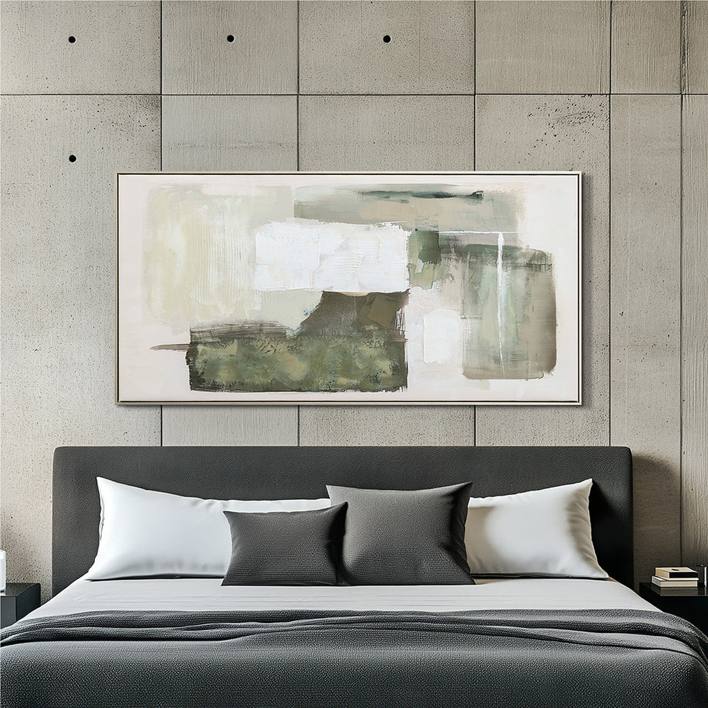 Echoes of Earth – Handveredelter Kunstdruck auf Leinwand