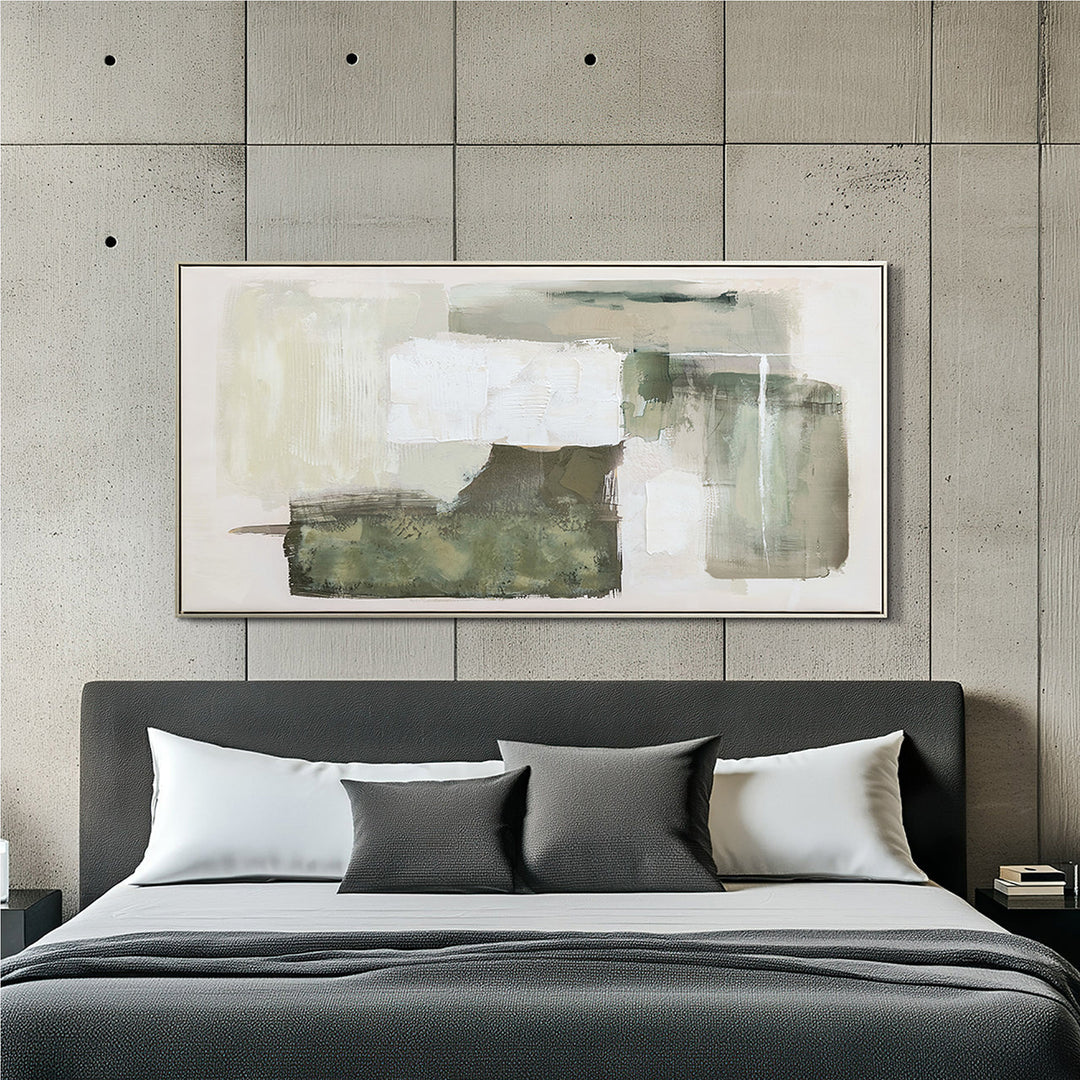 Echoes of Earth – Handveredelter Kunstdruck auf Leinwand