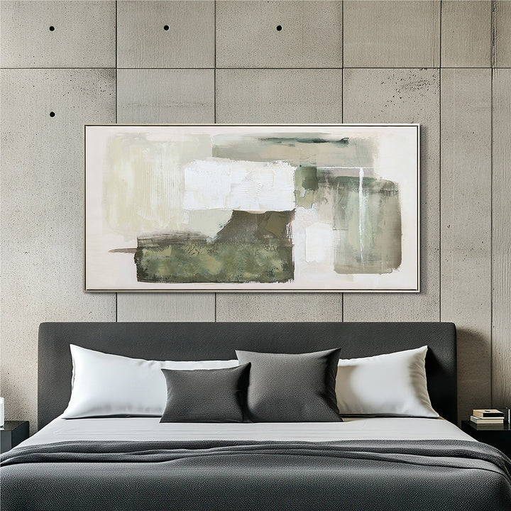 Echoes of Earth – Handveredelter Kunstdruck auf Leinwand