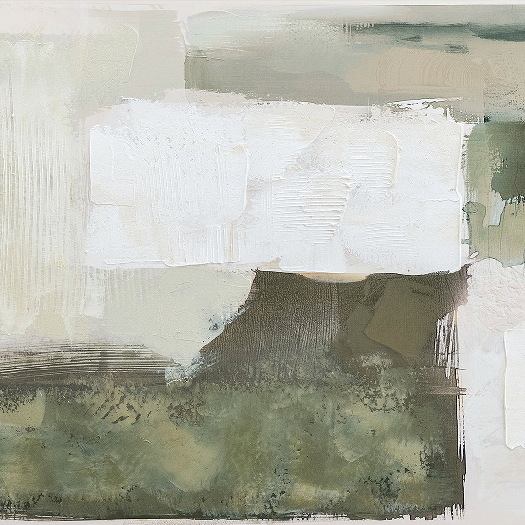 Echoes of Earth – Handveredelter Kunstdruck auf Leinwand