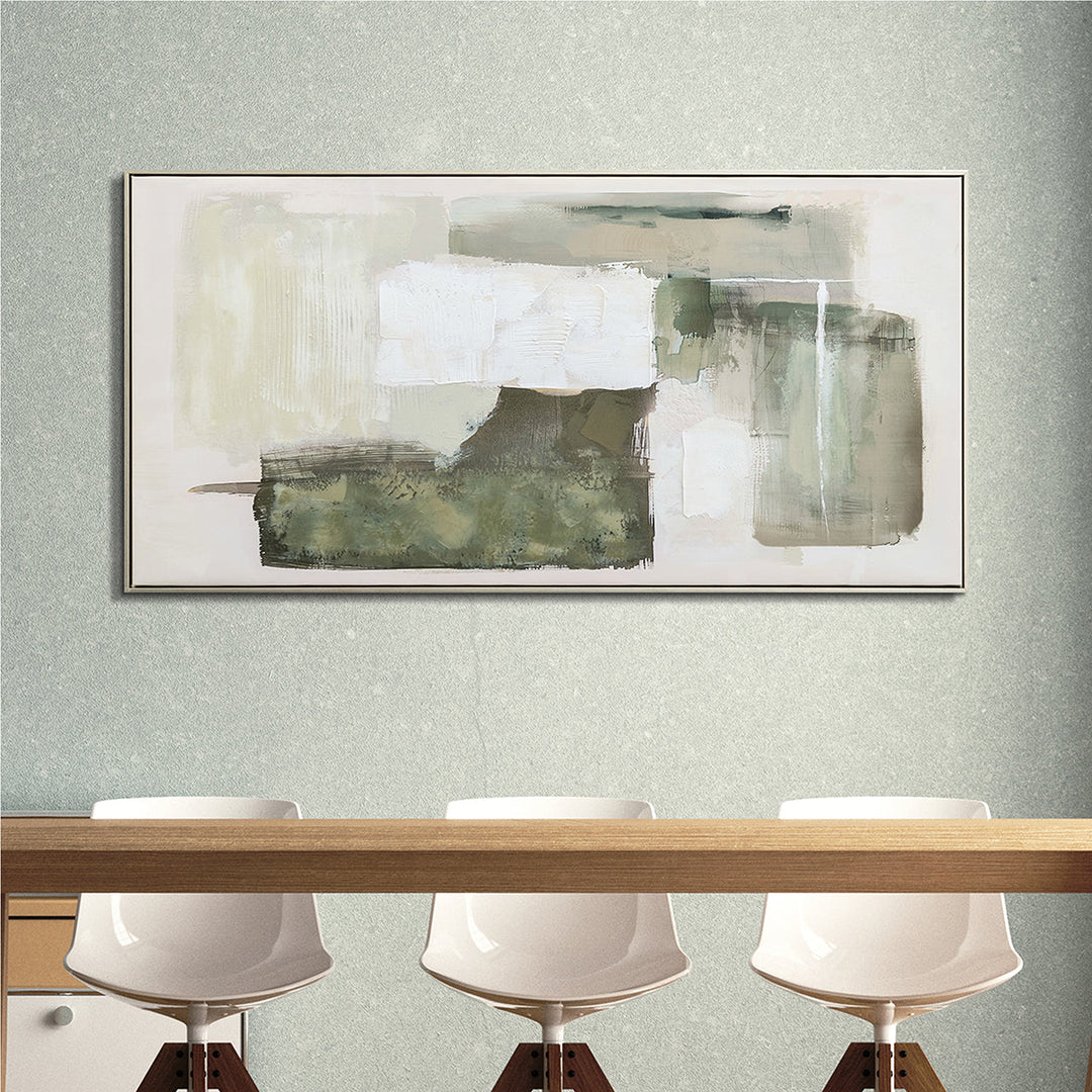 Echoes of Earth – Handveredelter Kunstdruck auf Leinwand