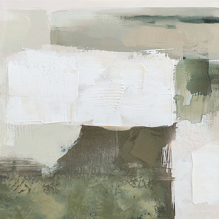 Echoes of Earth – Handveredelter Kunstdruck auf Leinwand