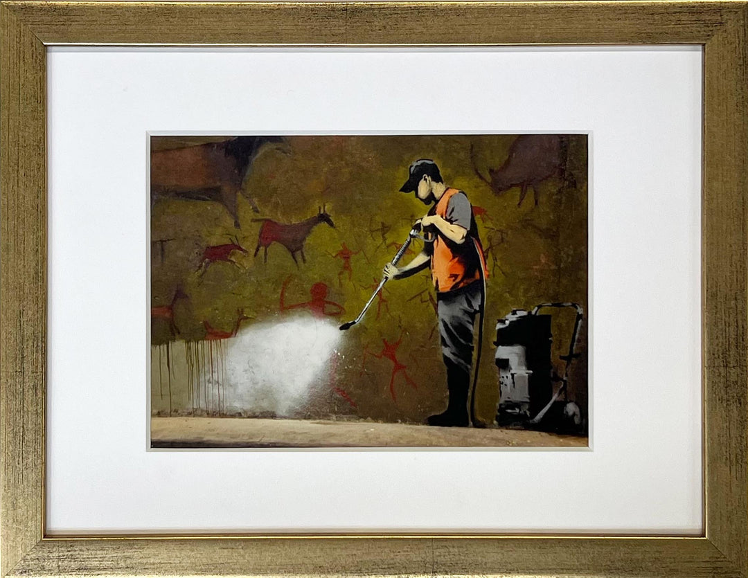 "Street Cleaner" - Banksy Miniprint