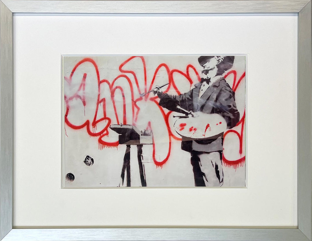 "Graffiti Painter" - Banksy Miniprint