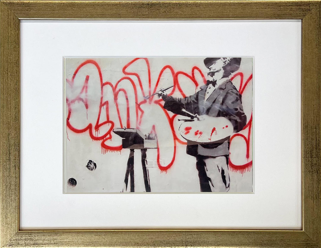 "Graffiti Painter" - Banksy Miniprint