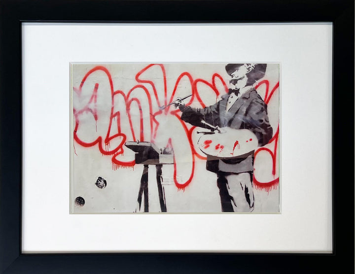 "Graffiti Painter" - Banksy Miniprint