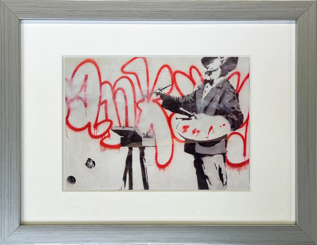 "Graffiti Painter" - Banksy Miniprint