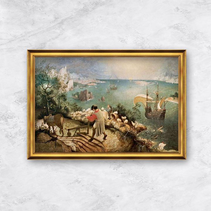 "Landschaft mit dem Sturz des Ikarus" | Pieter Bruegel der Ältere