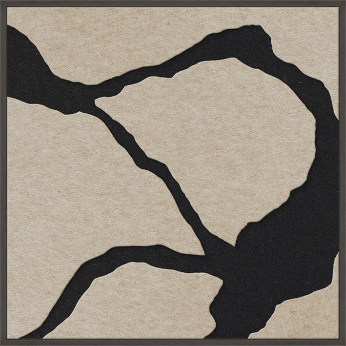 Quiet Friction Square 2 – Akustikbild aus Filz, quadratisch