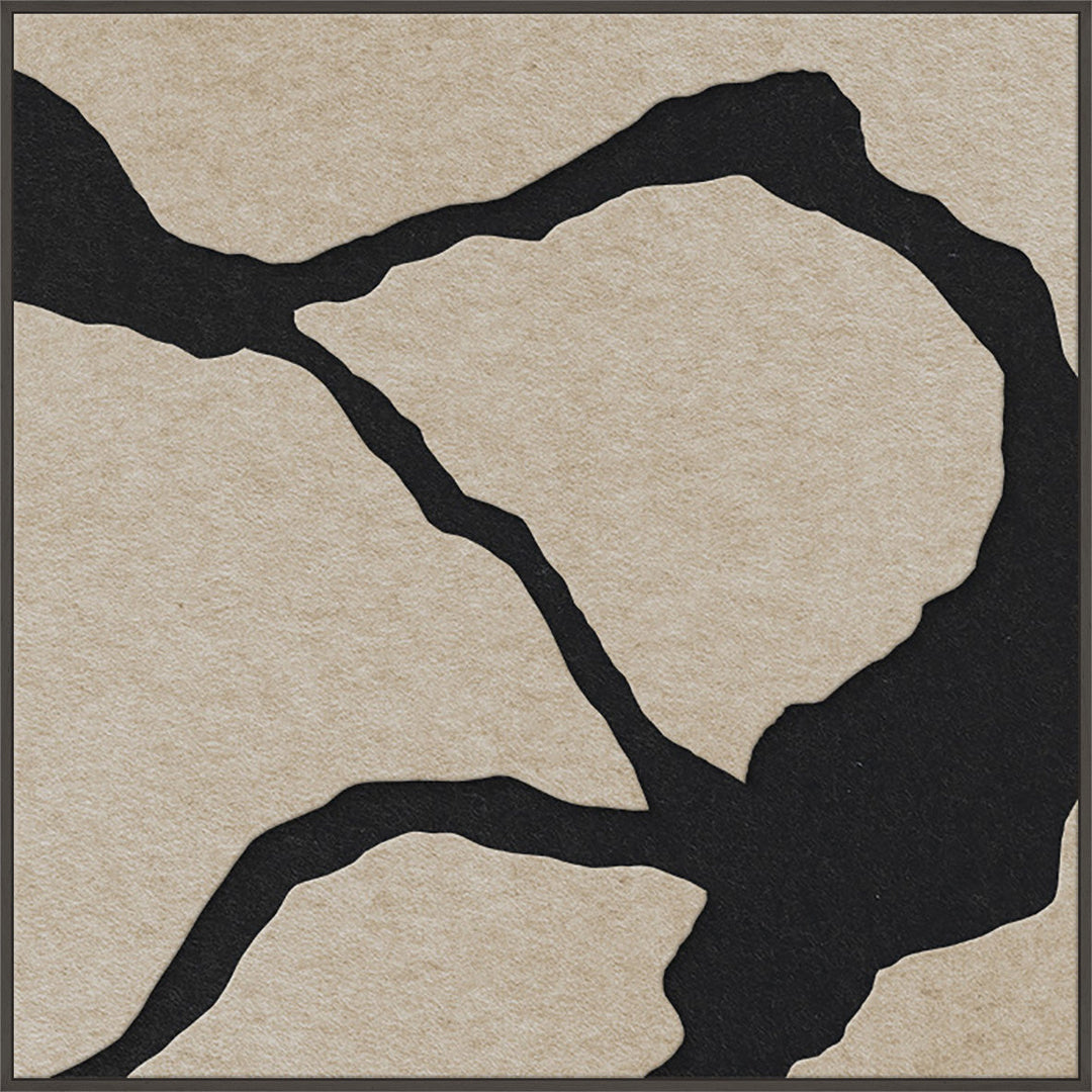 Quiet Friction Square 2 – Akustikbild aus Filz, quadratisch