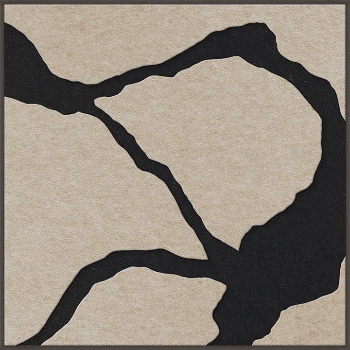 Quiet Friction Square 2 – Akustikbild aus Filz, quadratisch