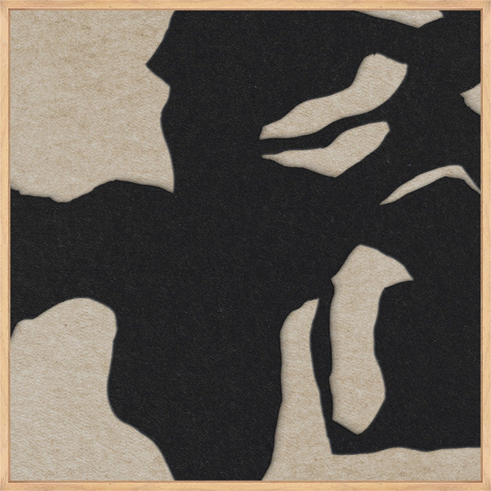 Silent Shadow Square 1 – Akustikbild aus Filz, quadratisch