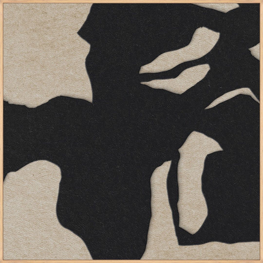 Silent Shadow Square 1 – Akustikbild aus Filz, quadratisch