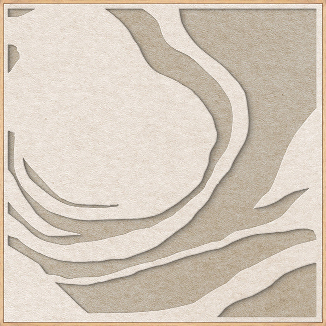 Silent Whisper Square 1 – Akustikbild aus Filz, quadratisch