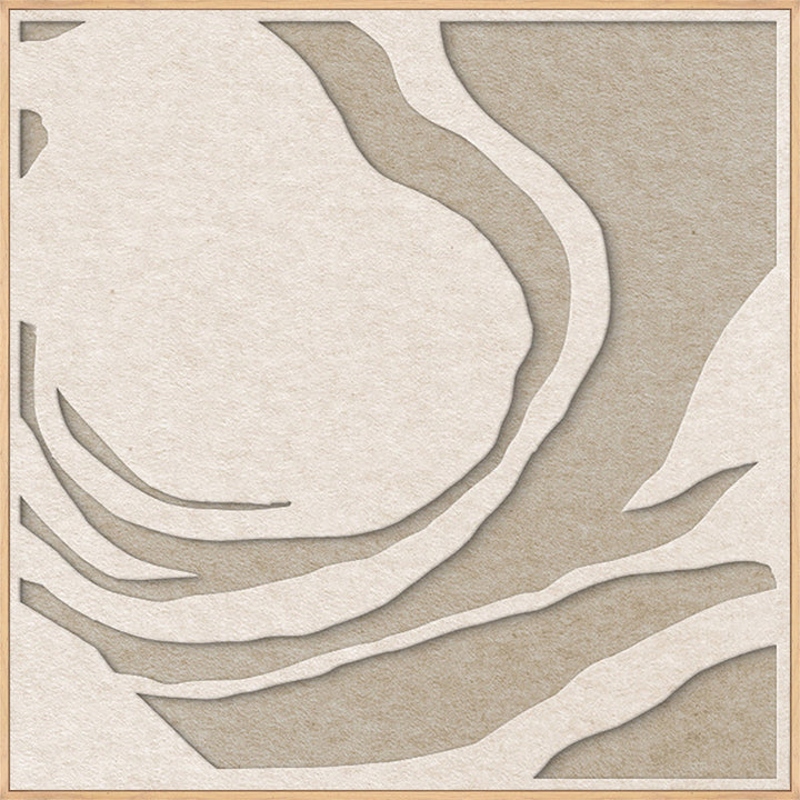 Silent Whisper Square 1 – Akustikbild aus Filz, quadratisch