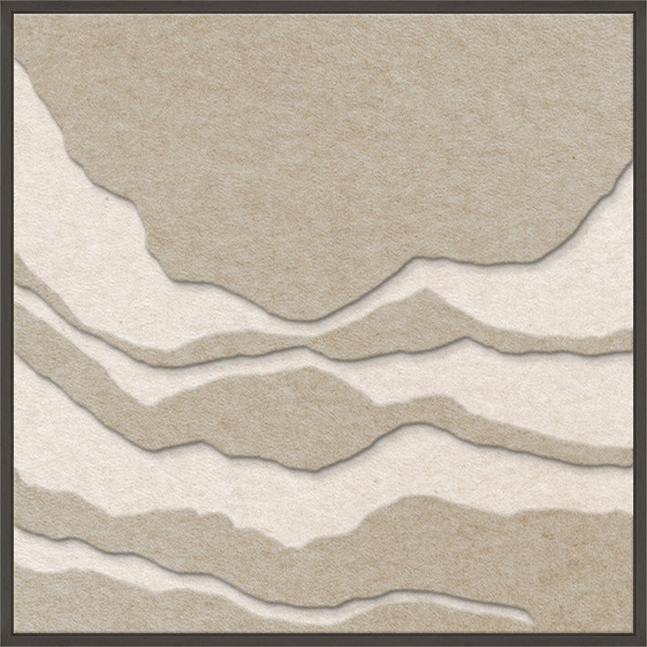 Tonefield Square 2 – Akustikbild aus Filz, Sand/Off-White, quadratisch