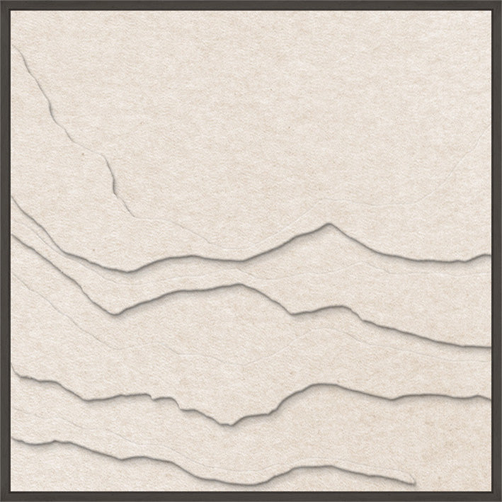 Tonefield Square 1 – Akustikbild aus Filz, Off-White, quadratisch