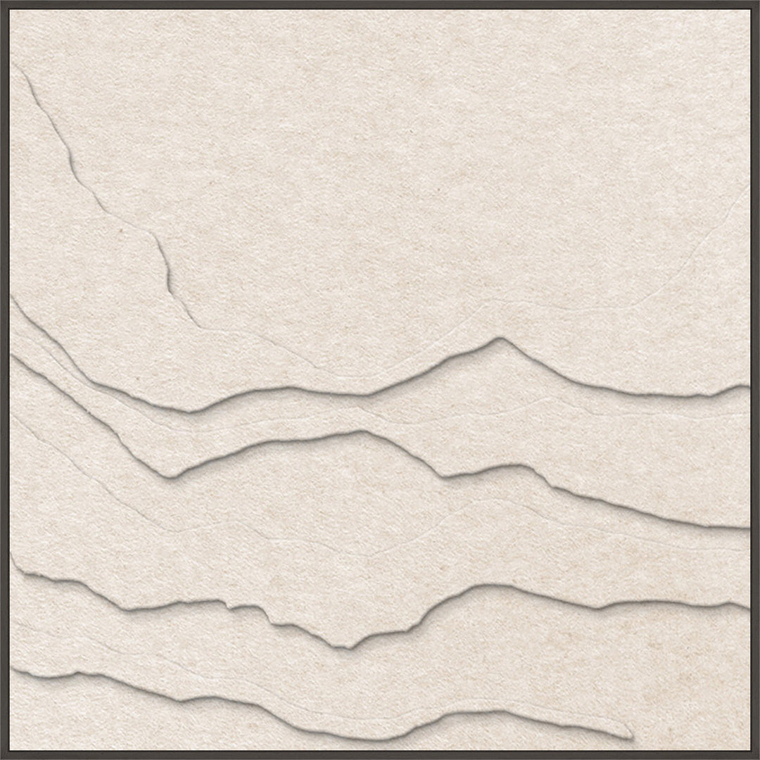 Tonefield Square 1 – Akustikbild aus Filz, Off-White, quadratisch