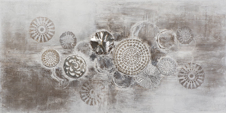 Silberne Ornamente