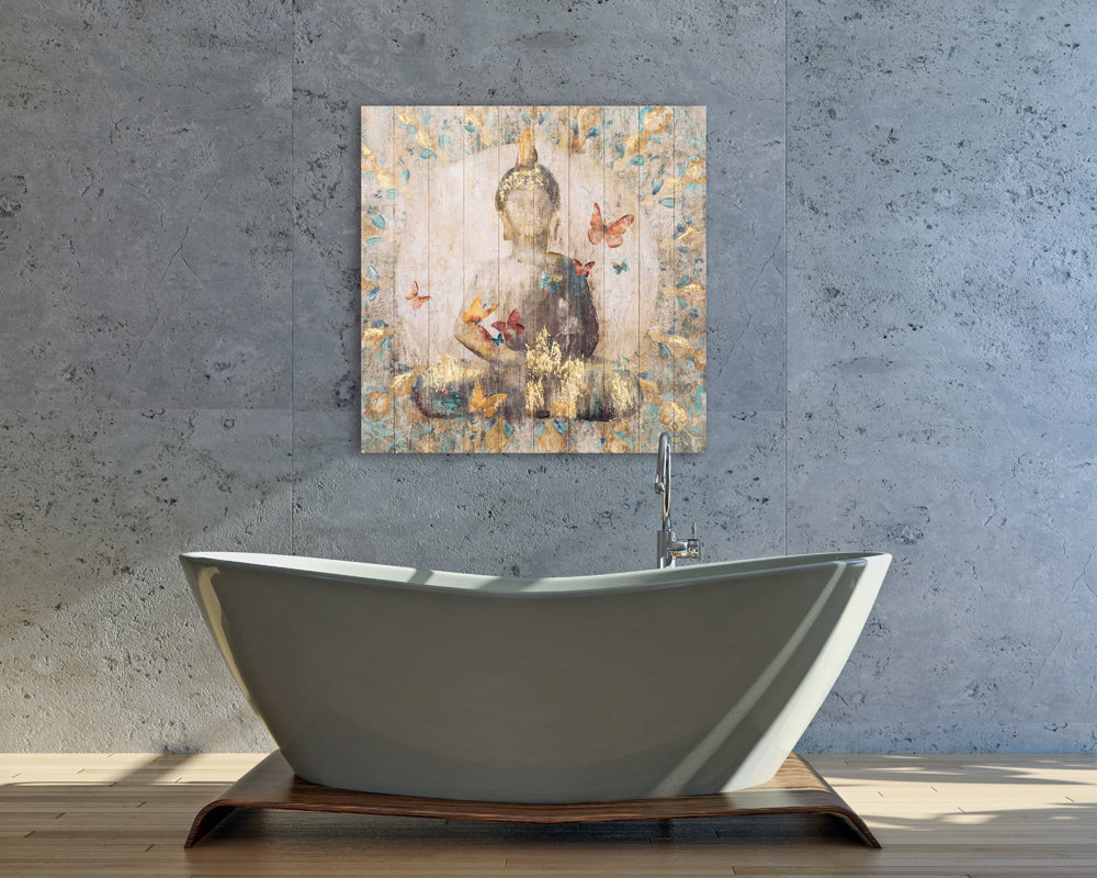 Buddha mit Schmetterlingen