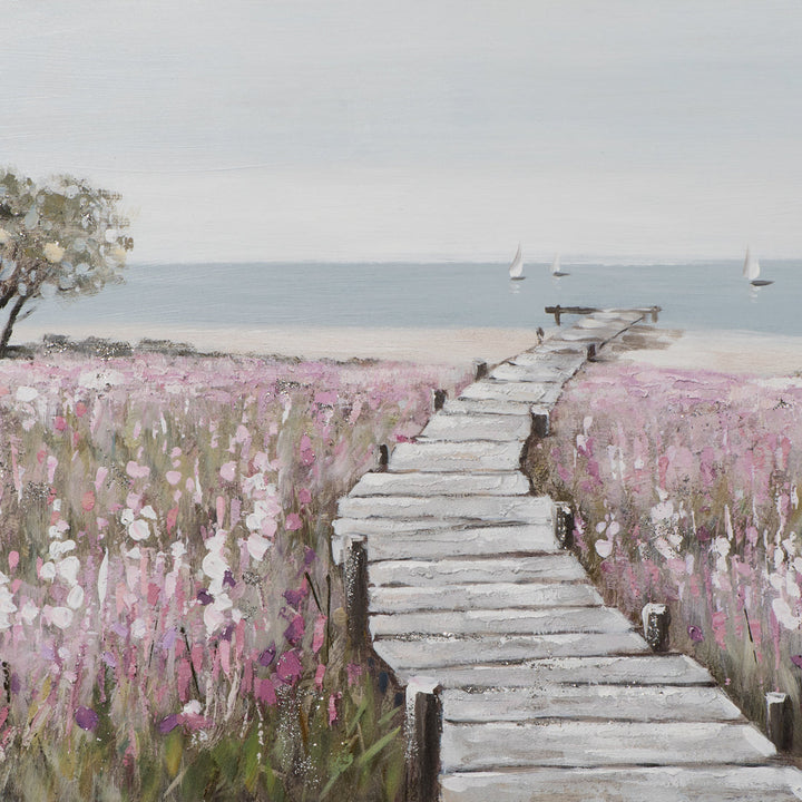 Holzsteg zum Strand