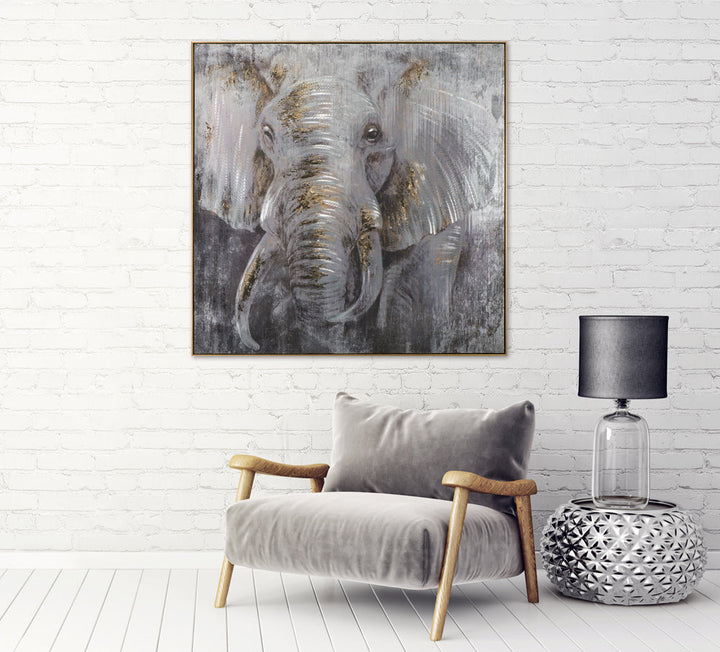 Elefant in silber
