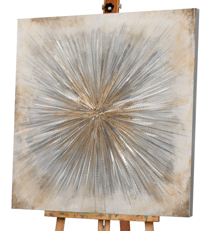 Sonne in Gold und Silber