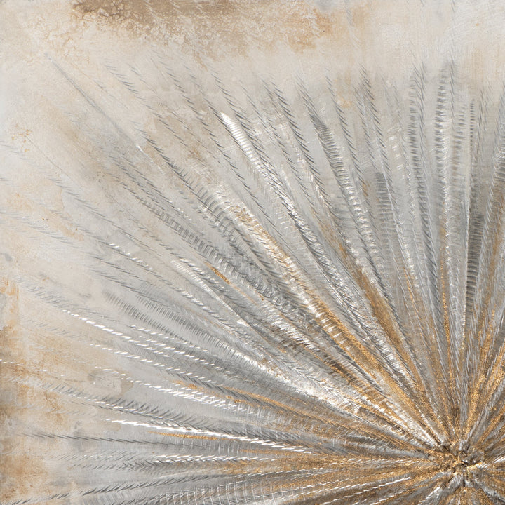 Sonne in Gold und Silber