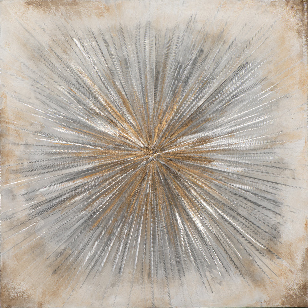 Sonne in Gold und Silber