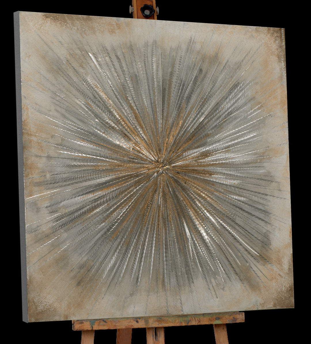 Sonne in Gold und Silber