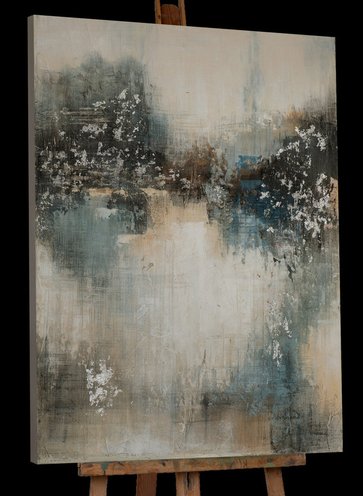 Farbmelodie in Blau und Silber