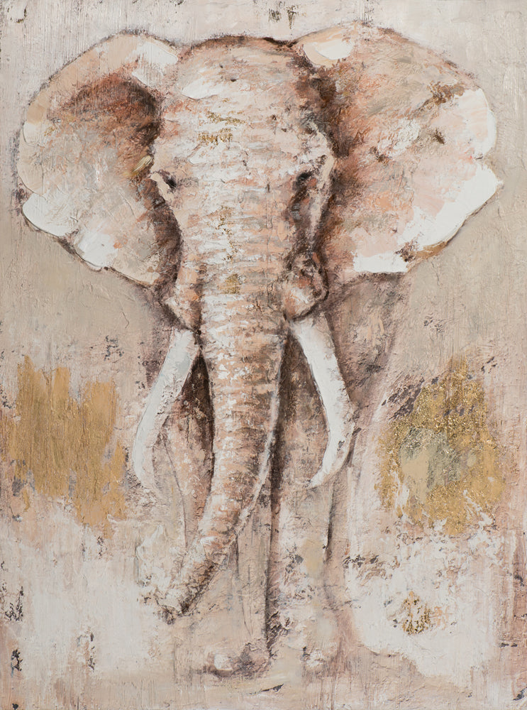 Hellbrauner afrikanischer Elefant