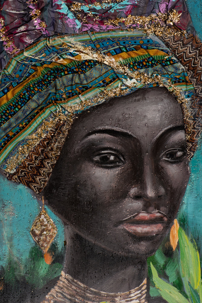 Schönheit mit Turban