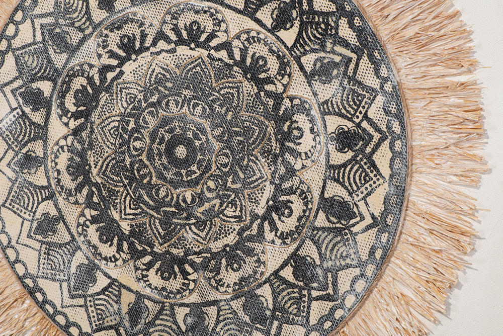 Natur-Mandala "Boho Style" – Handgemaltes Acrylgemälde