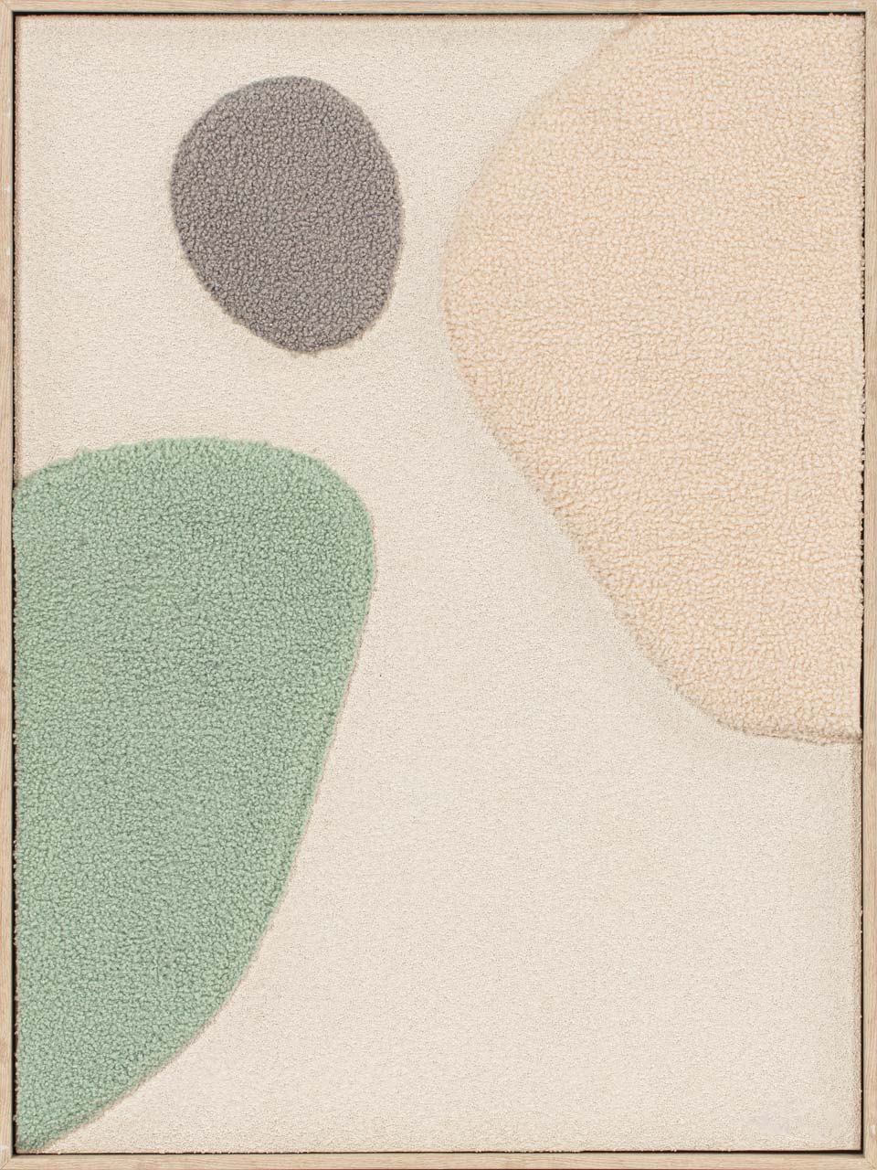 Wandbild Fluffy Moon Fields jade