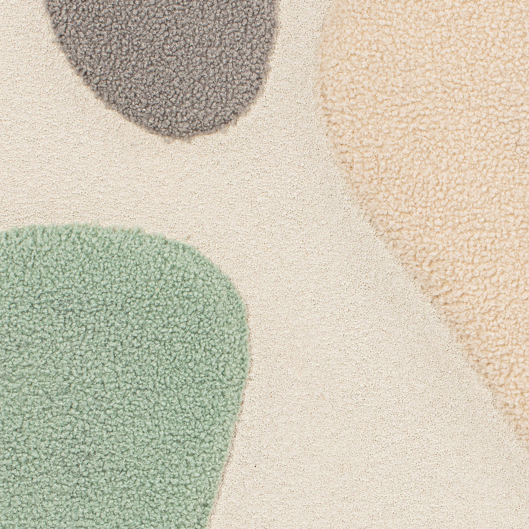 Wandbild Fluffy Moon Fields jade