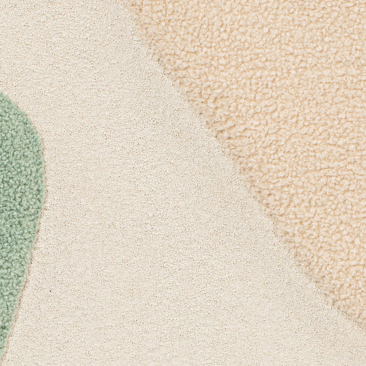 Wandbild Fluffy Moon Fields jade