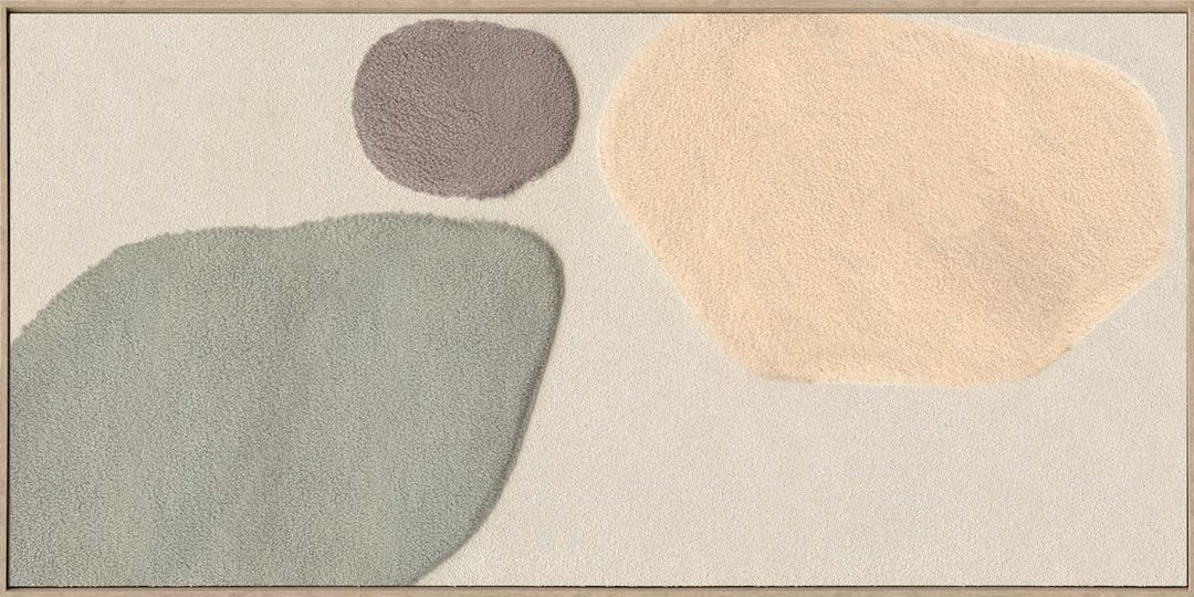 Wandbild Fluffy Moon Fields jade