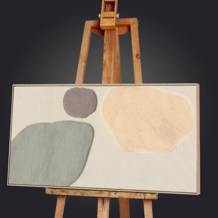 Wandbild Fluffy Moon Fields jade