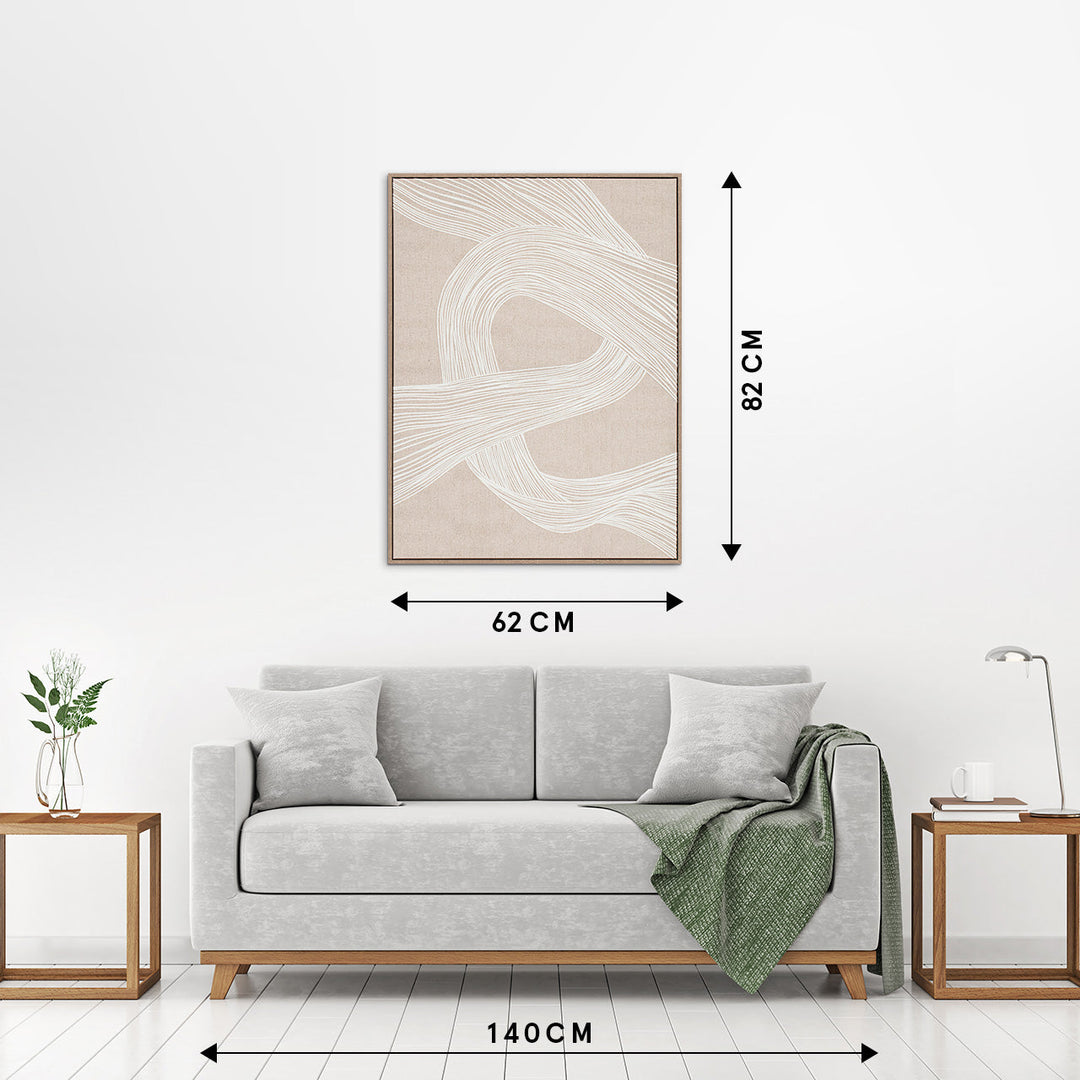 Wandbild White Flow
