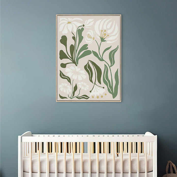 Natural Flowers – Handveredelter Kunstdruck auf Leinwand