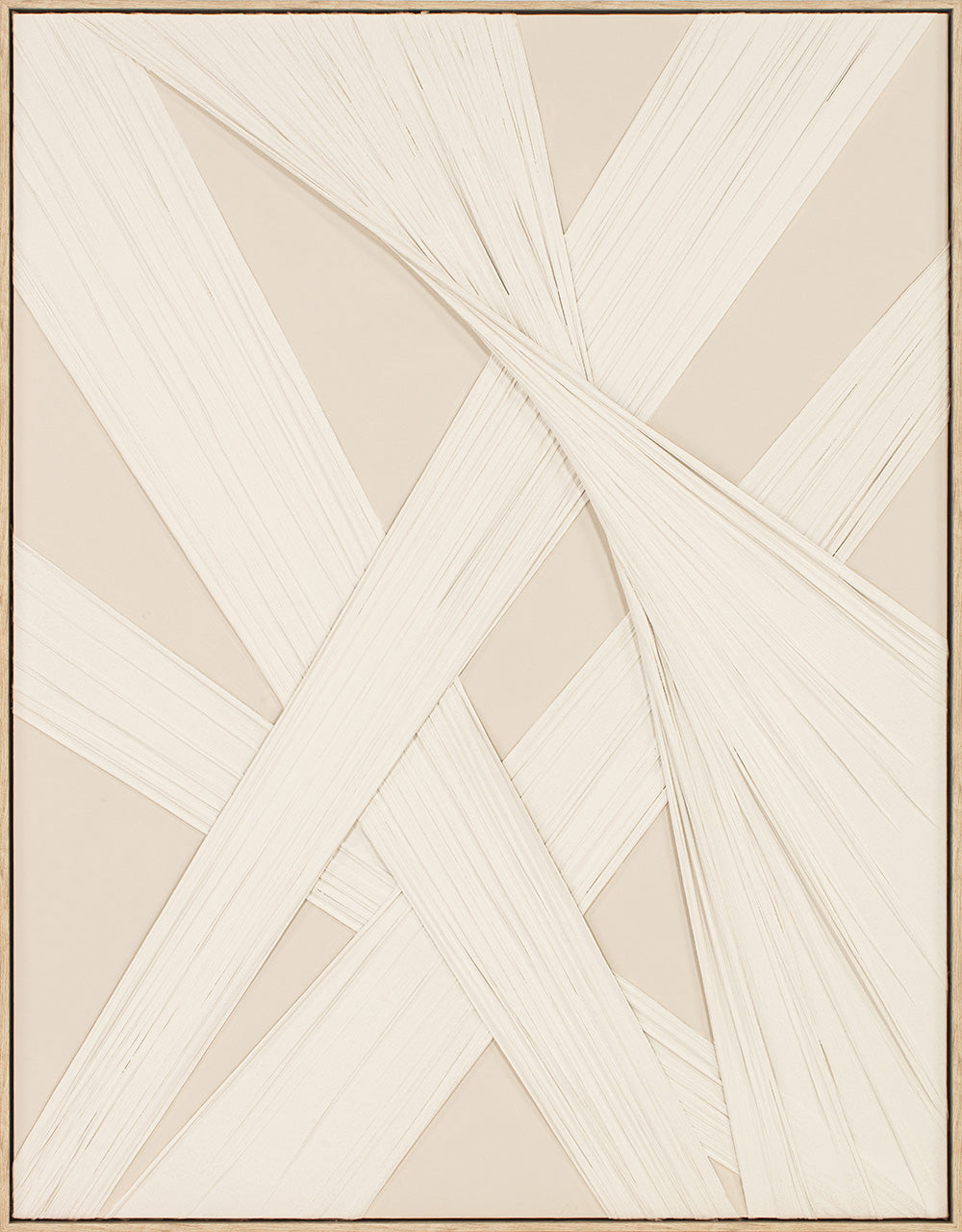 Stretched Forms (90 x 120 cm) – Handgemaltes Acrylgemälde