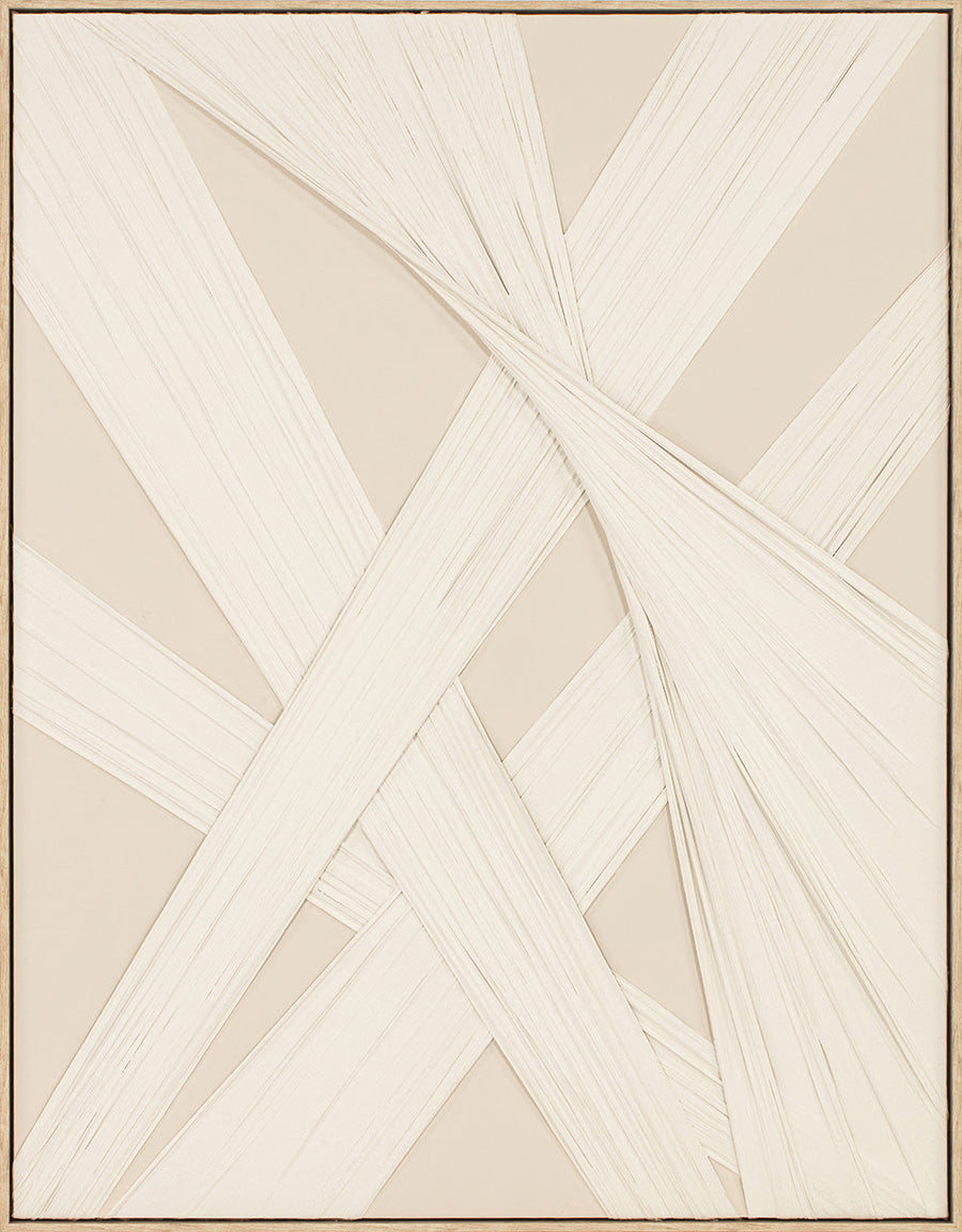 Stretched Forms (90 x 120 cm) – Handgemaltes Acrylgemälde