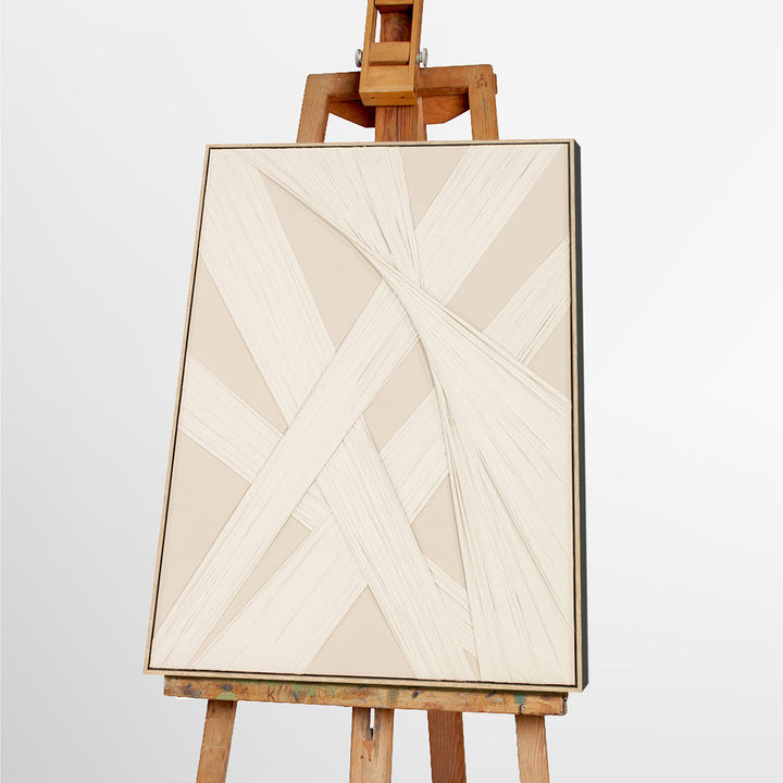 Stretched Forms (90 x 120 cm) – Handgemaltes Acrylgemälde