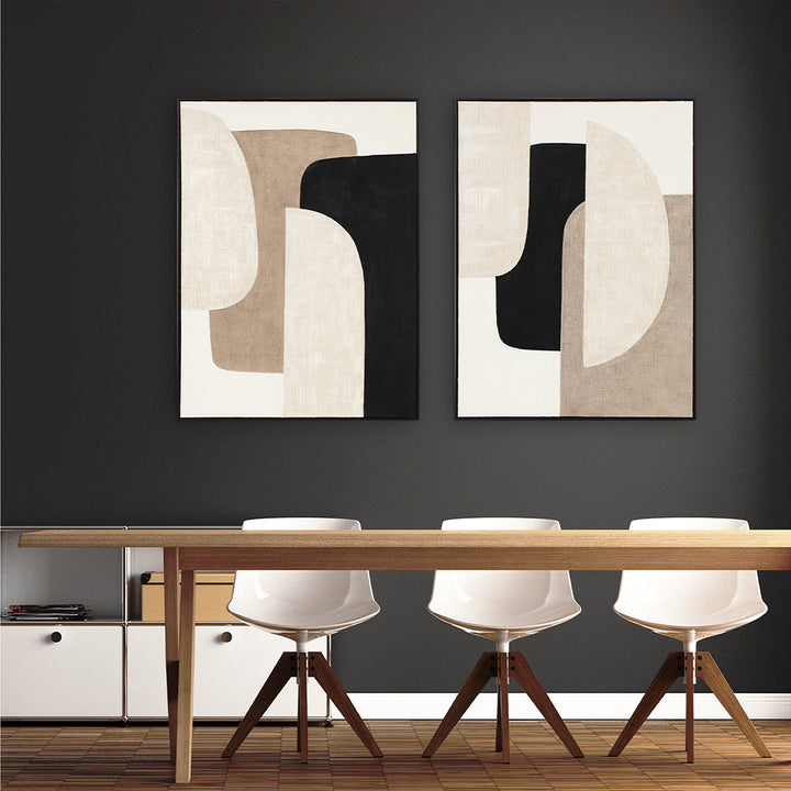 Shaping Hygge (90 x 120 cm) – Handgemaltes Acrylgemälde