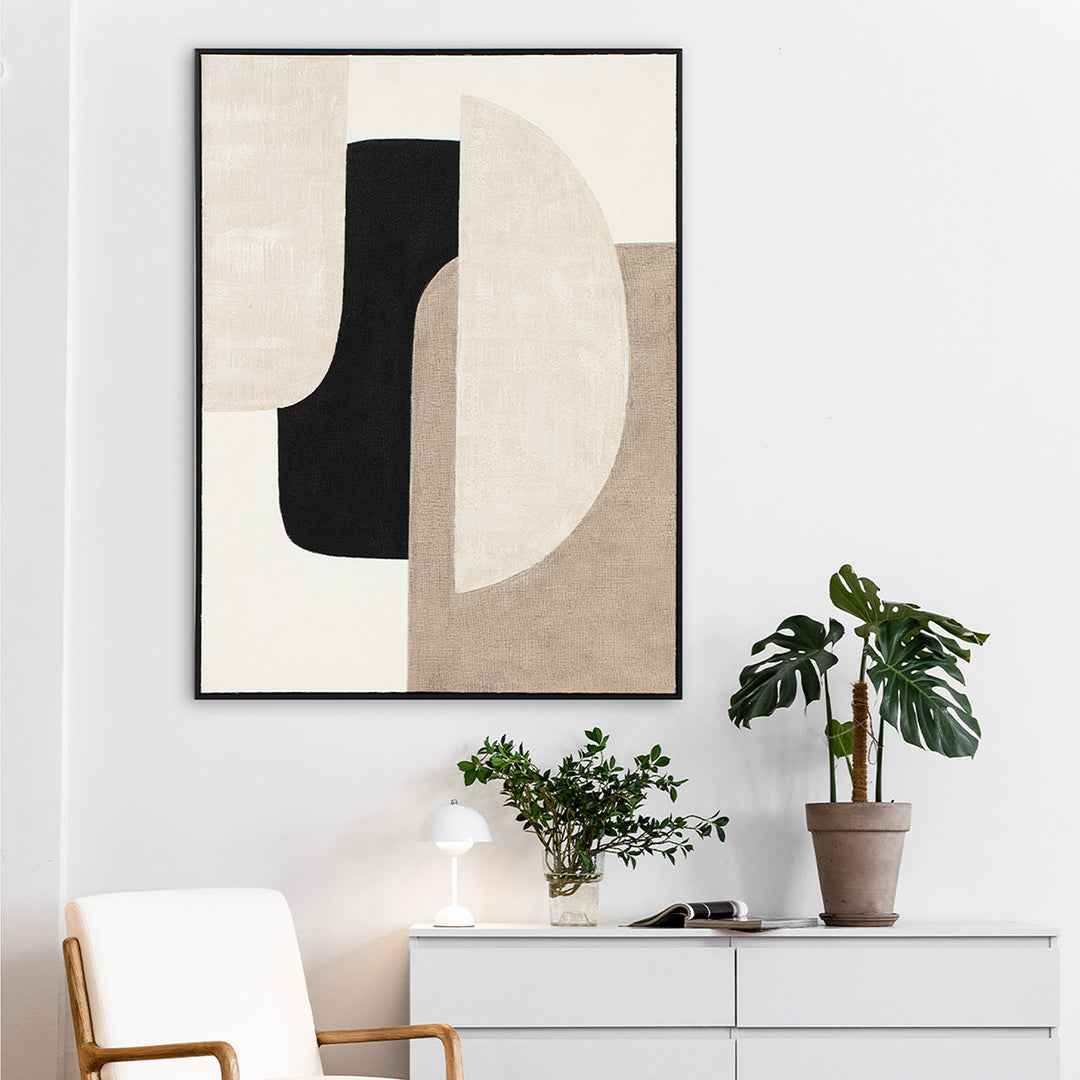 Shaping Hygge (90 x 120 cm) – Handgemaltes Acrylgemälde