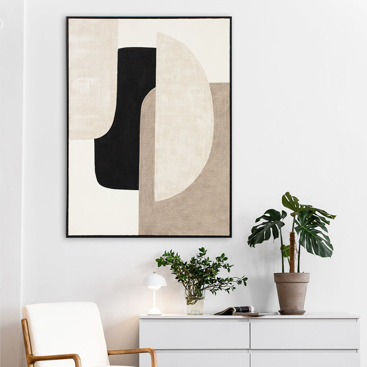 Shaping Hygge (90 x 120 cm) – Handgemaltes Acrylgemälde