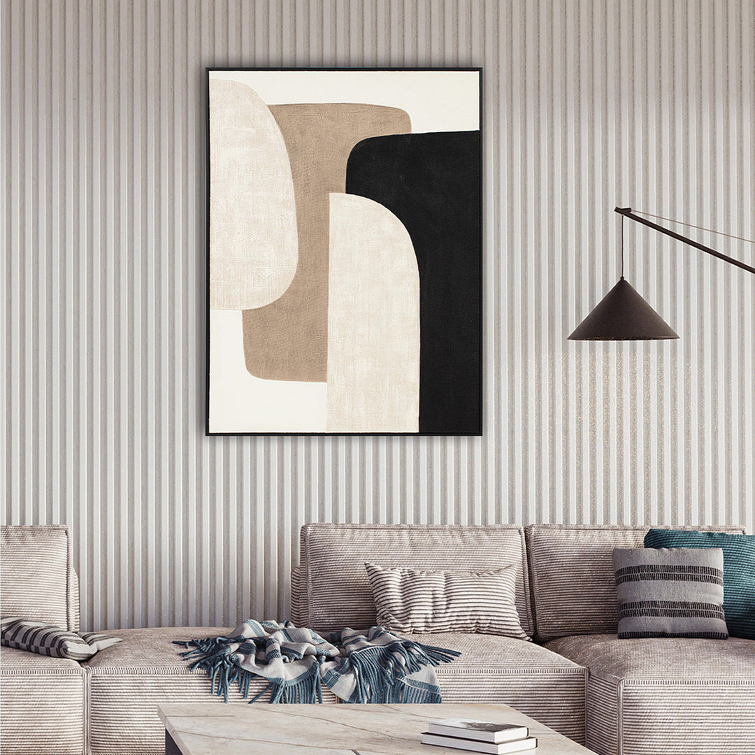 Shaping Hygge (90 x 120 cm) – Handgemaltes Acrylgemälde