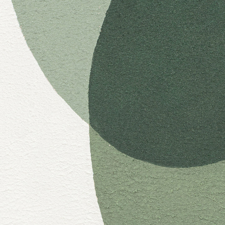 Green Dots (80 x 100 cm) – Handgemaltes Acrylgemälde