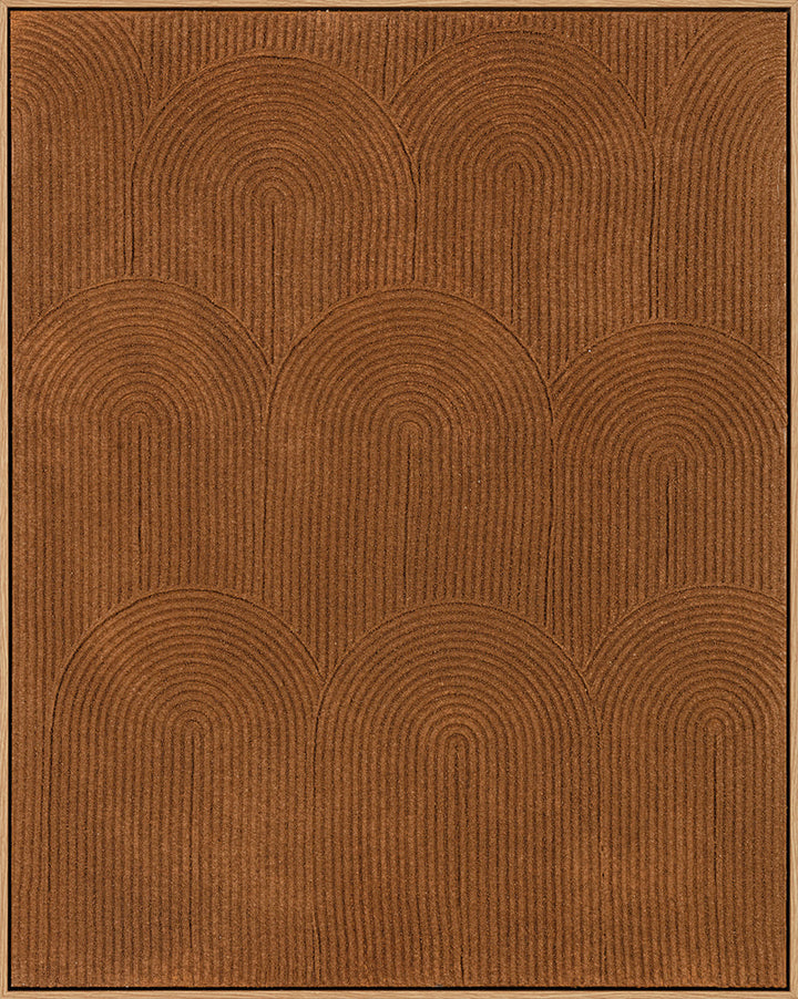 Earth-toned Arches – Handveredelter Kunstdruck auf Leinwand